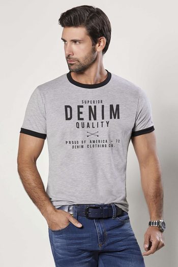 Camiseta Superior Quality - Gris Jaspe, XL