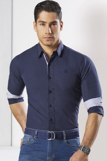 Camisa Winchester - Slim Fit - Algodón - Turqui, XXL