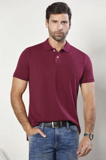 Polo Heritage - Pique - Vino, XL