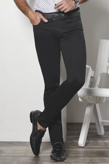 Pantalón Cambridge - Drill Stretch - Negro, 36