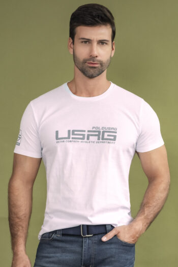 Camiseta Usrg Athletic Dept. Regular Fit - Blanco, XLG
