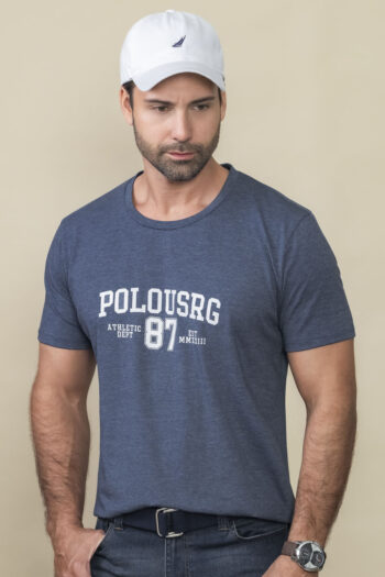 Camiseta Usrg Athletic 87 Regular Fit - Azul Jasped Claro, XLG