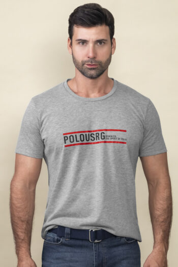 Camiseta The Spirit Of Polo Regular Fit - Gris Jasped Claro, XLG