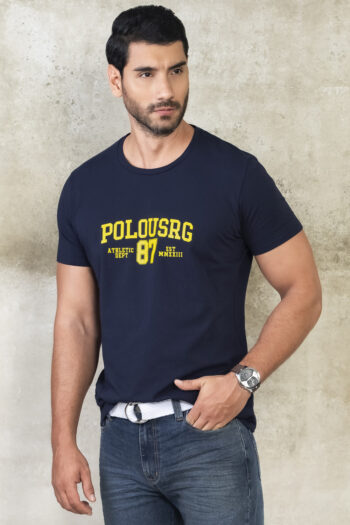 Camiseta PL87 Athletic Dept. Regular Fit - Azul Turqui, XLG