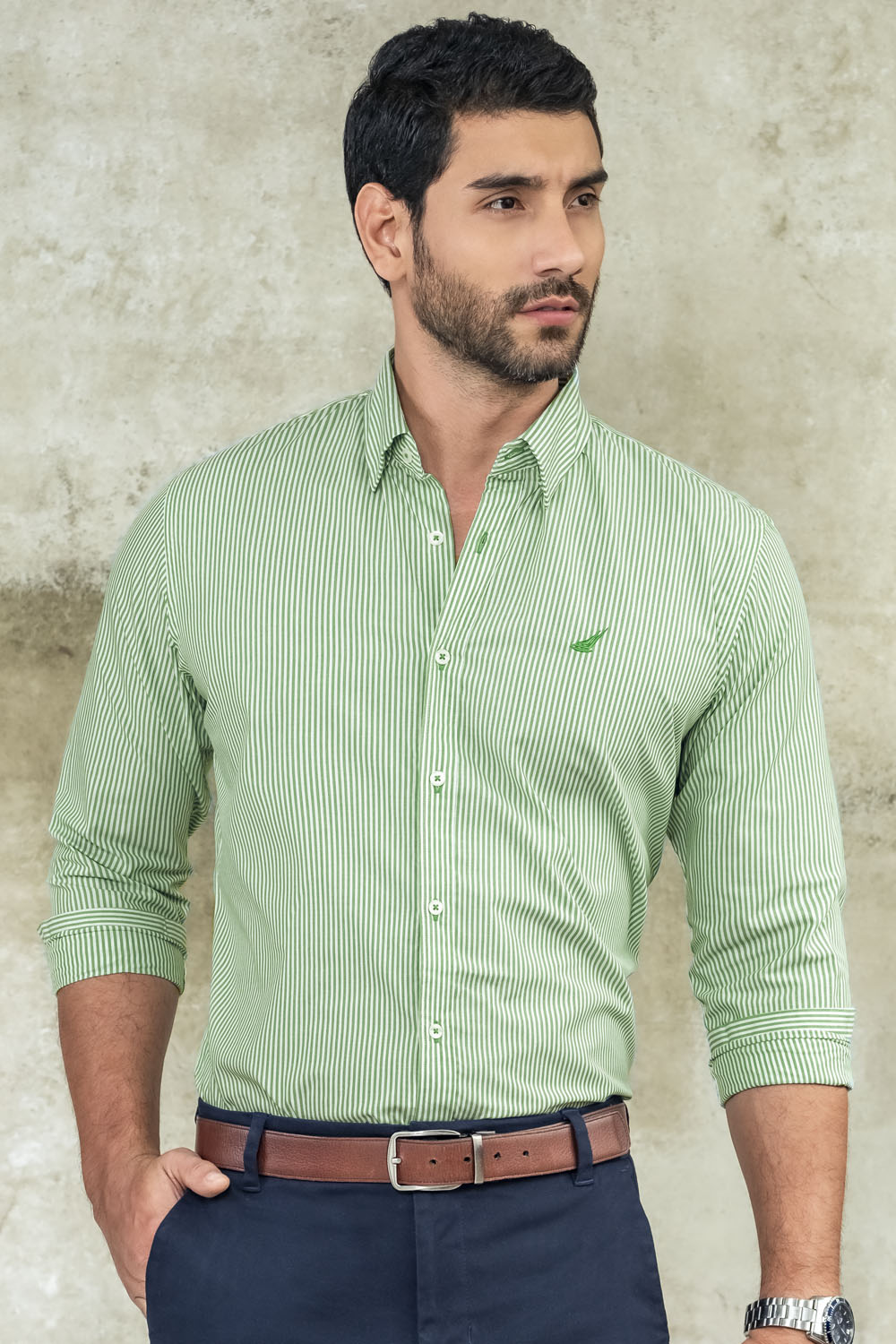 Camisa Portland Rayas - Modern Fit - Poplin