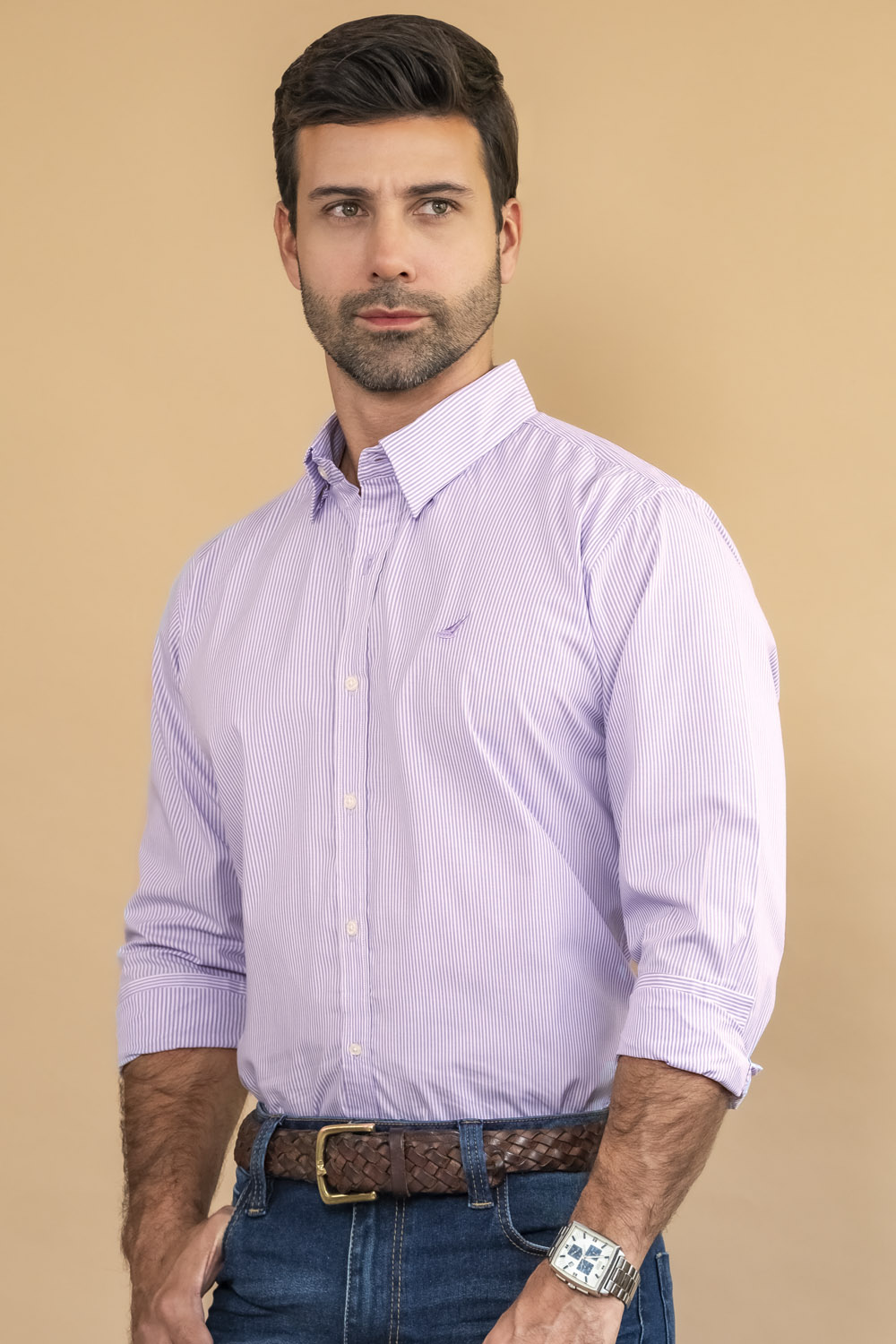 Camisa Southampton Rayas - Modern Fit - Poplin