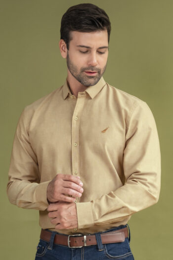 Camisa Fort Worth - Slim Fit - Algodon Oxford - Kakie, L