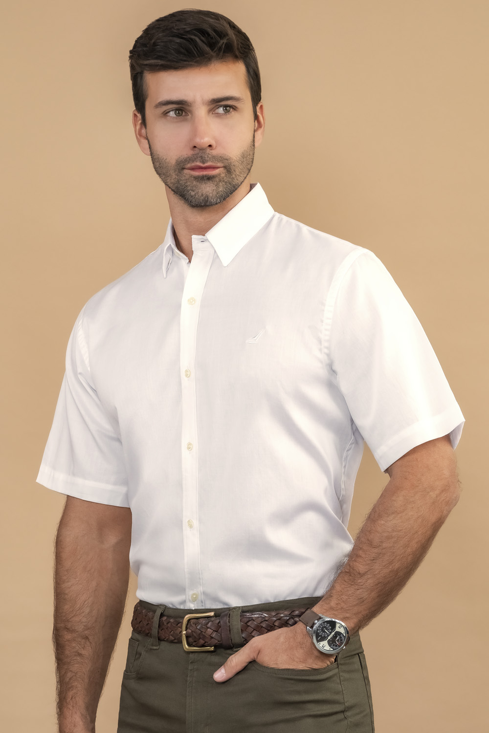 Camisa Premium Palm Springs - Regular Fit - Algodon Twill