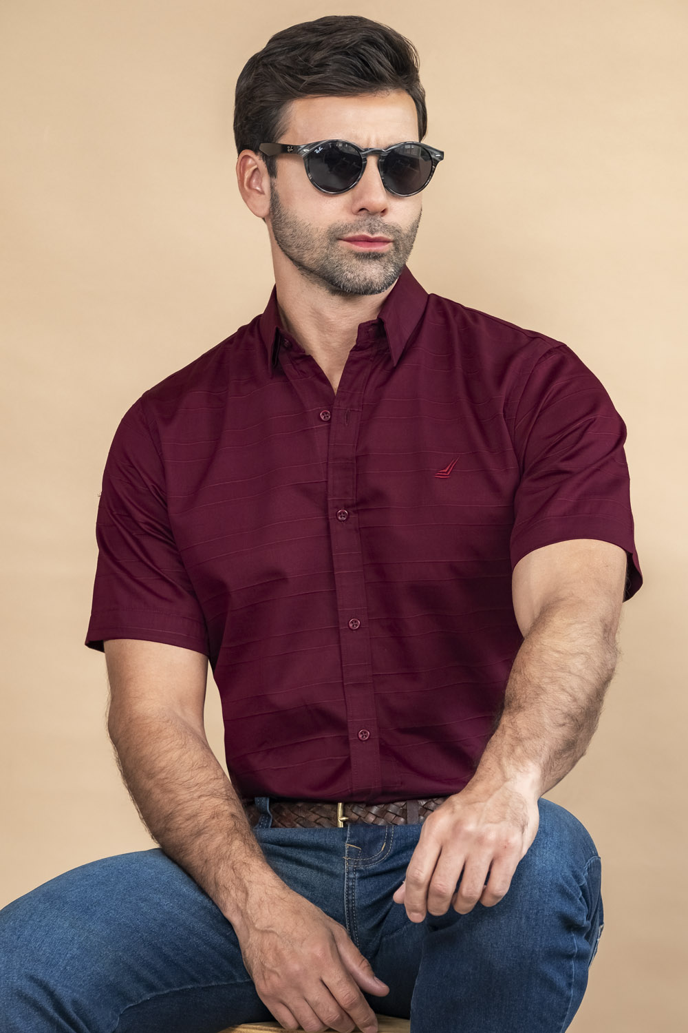 Camisa Premium Lake Tahoe - Regular Fit - Algodon Dobby
