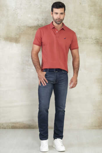 Polo Maritime Ocean - Pique Stretch - Malva, XL