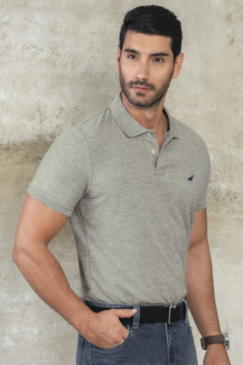 Polo Ocean Royale - Pique - Gris Jaspe Claro, XL
