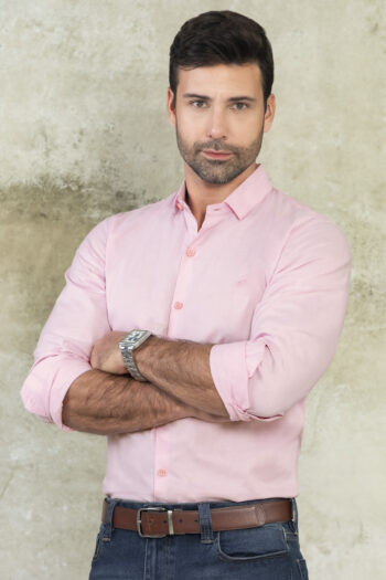 Camisa Ocean Blue - Slim Fit - Rosado, XL
